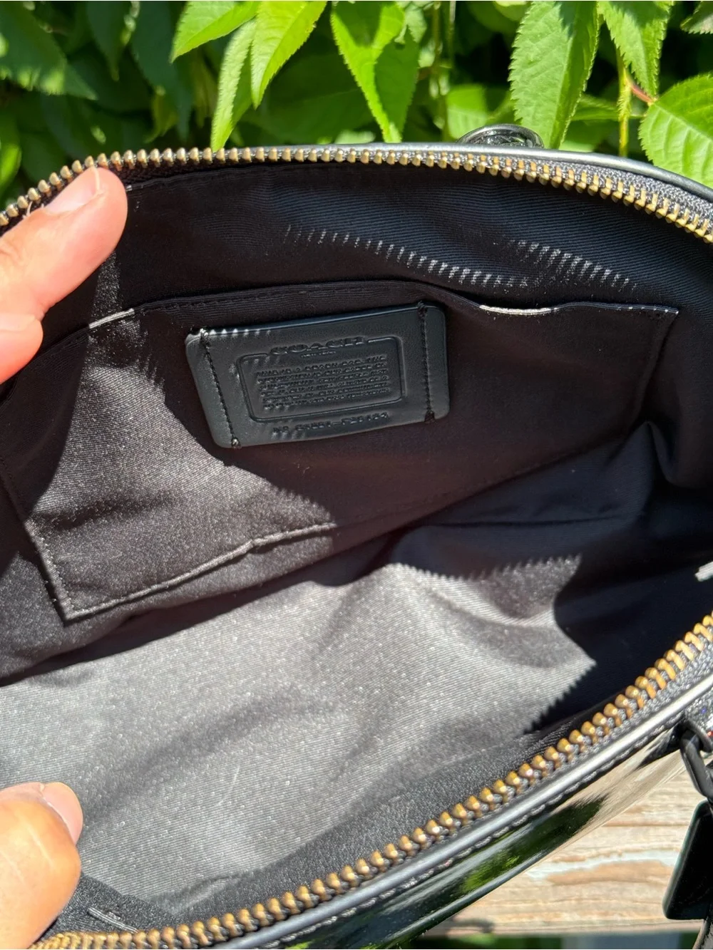 Coach x NASA mini sierra dome satchel